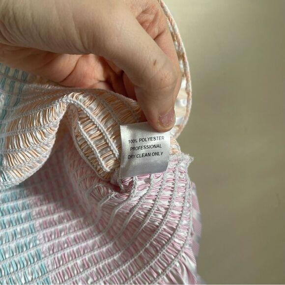 NWT Petersyn x Revolve Marianna Smocked Ruffle Tube Top - Tutti - Picture 5 of 6